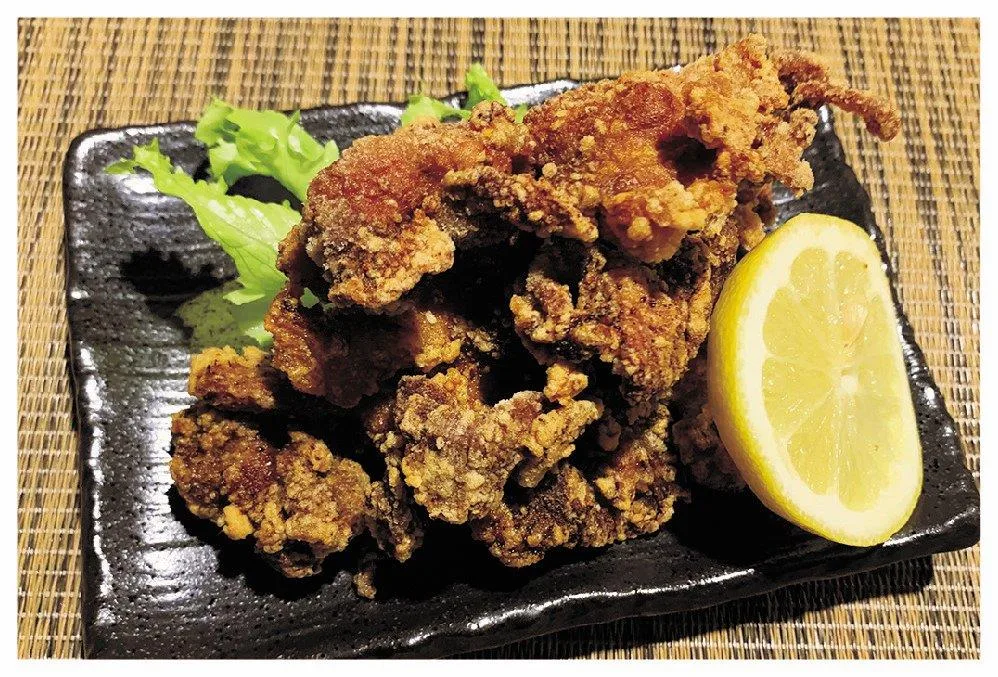 生姜をたっぷり使用したザンギ